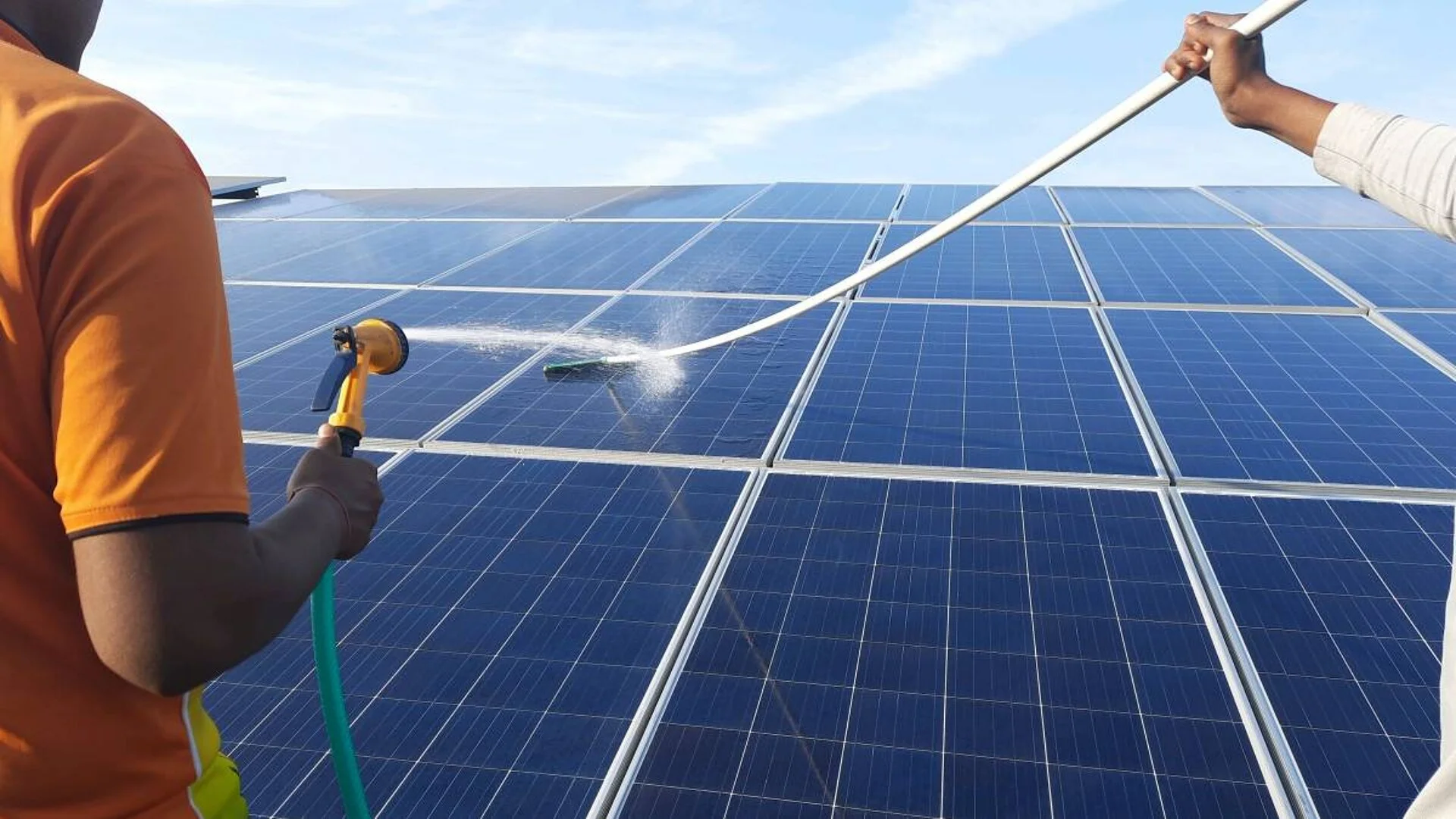 1635505035237 solar panel cleaning How Professional Pressure Washing Keeps Pasadena Homes Looking Their Best